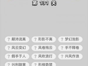 成语升官记第13关攻略：掌握关键点，成语升官记第13关答案全解析