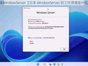 日本WindowServer【日本 WindowServer 的工作原理是什么？】