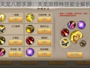 天龙八部手游：天龙派独特技能全解析