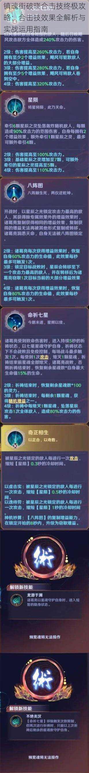 镇魂街破晓合击技终极攻略:合击技效果全解析与实战运用指南