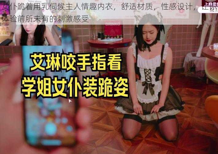 女仆跪着用乳伺候主人情趣内衣，舒适材质，性感设计，让你体验前所未有的刺激感受