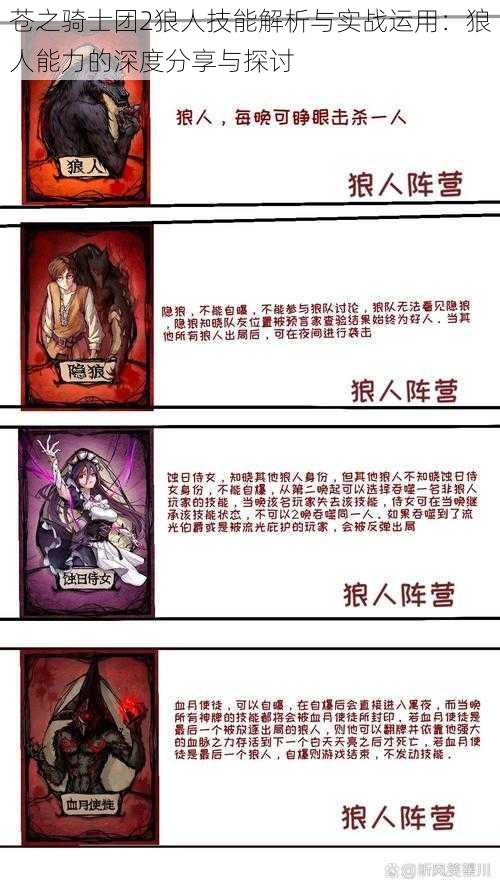 苍之骑士团2狼人技能解析与实战运用：狼人能力的深度分享与探讨