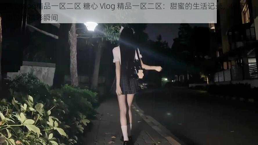 糖心Vlog精品一区二区 糖心 Vlog 精品一区二区：甜蜜的生活记录，你不能错过的精彩瞬间