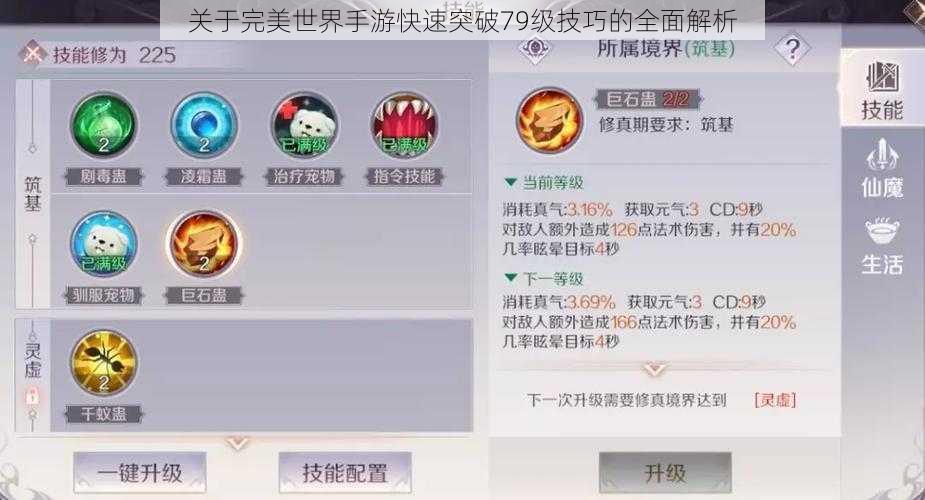 关于完美世界手游快速突破79级技巧的全面解析