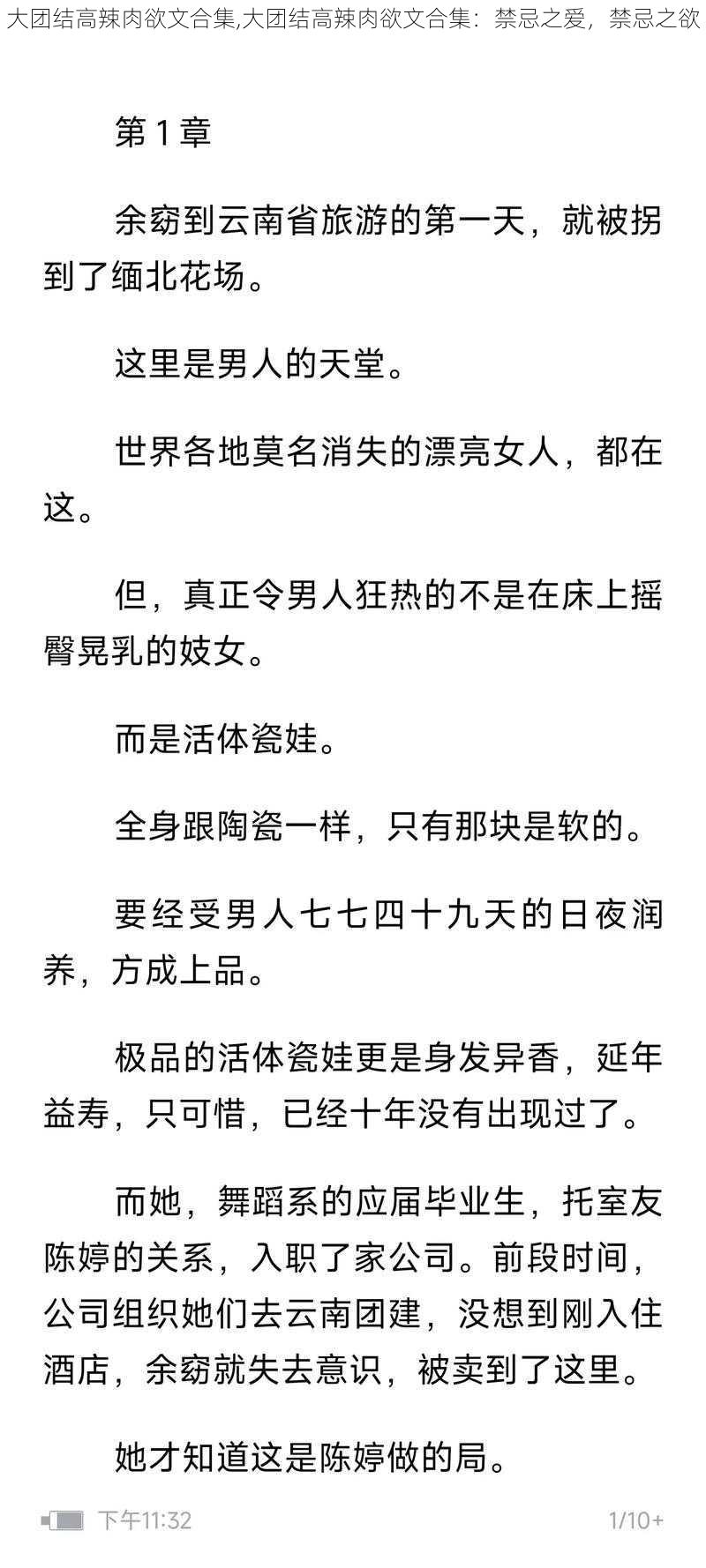 大团结高辣肉欲文合集,大团结高辣肉欲文合集：禁忌之爱，禁忌之欲