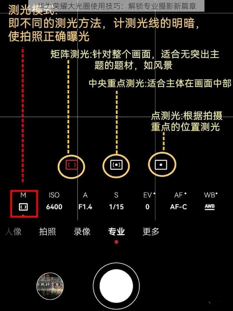 华为荣耀大光圈使用技巧：解锁专业摄影新篇章