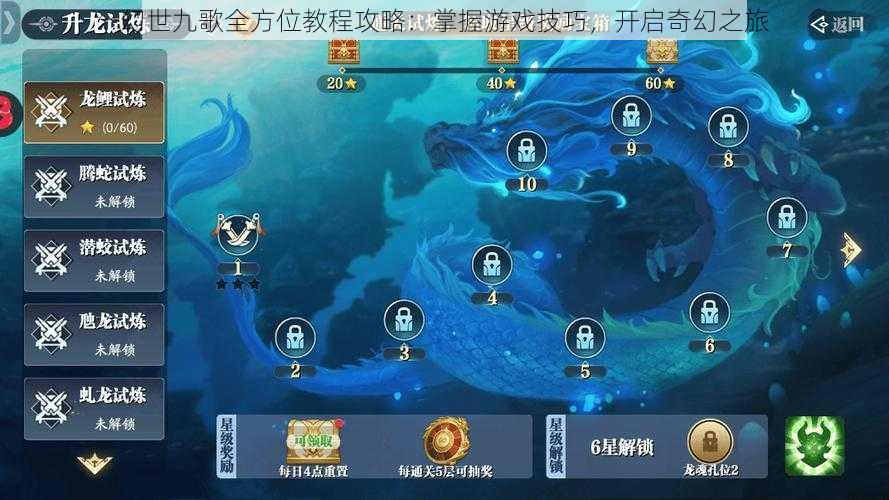 幻世九歌全方位教程攻略：掌握游戏技巧，开启奇幻之旅