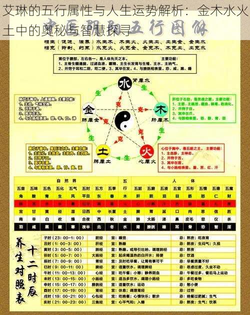 艾琳的五行属性与人生运势解析：金木水火土中的奥秘与智慧探寻